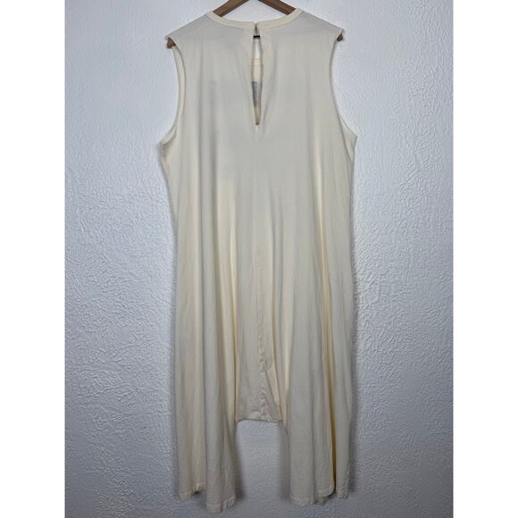 Farm Rio Peixe Printed Cotton-Jersey Jumpsuit Off White Size Large - Picture 4 of 7